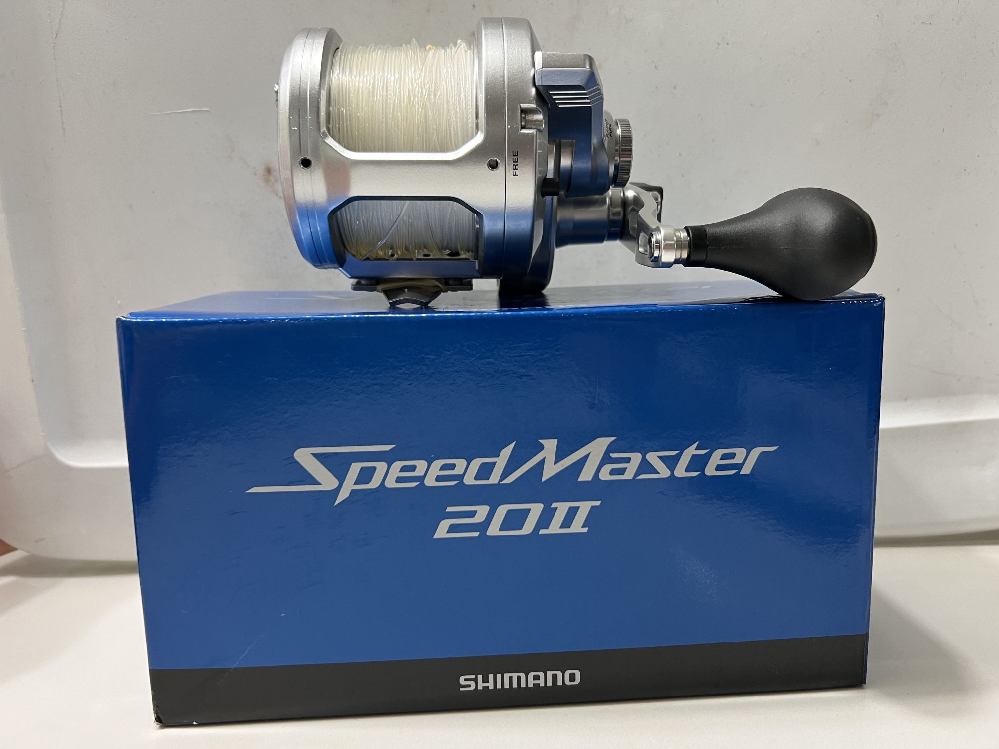 Shimano SpeedMaster SPM 20II 2 Speed Lever Drag Reel.
