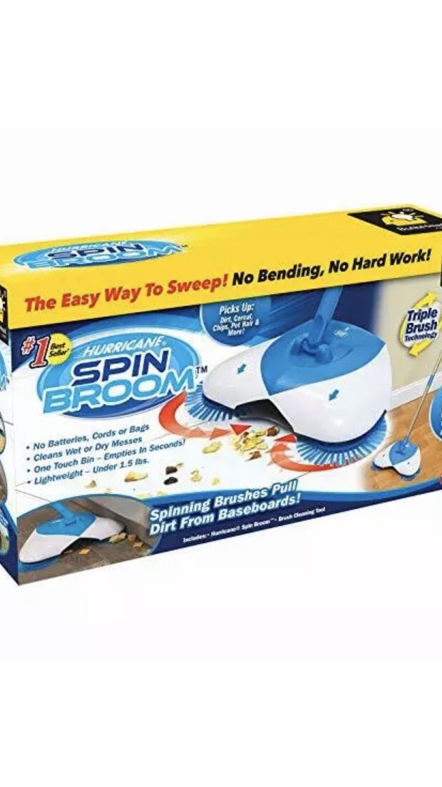 Spin Broom $20 - As Seen On TV-New In Box Price Drop