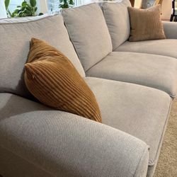 Radley Light Grey 86” Soft removable cushion Sofa