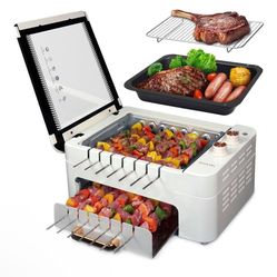 Indoor BBQ Kabob Skewers Grill