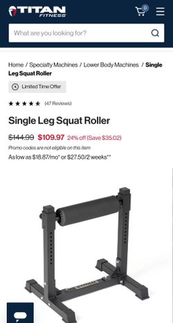 NEW Titan Fitness Single Leg Squat