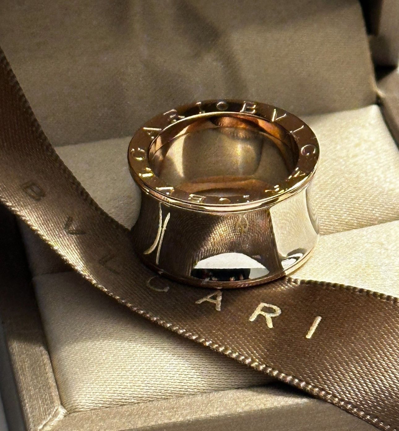 Bvlgari Roma Anish Kapoor B-Zero1 Ring in Rose Gold and Steel