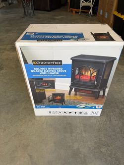 ChimneyFree Billings Infrared Quartz Electric Stove with Heater