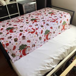 Cama Individual Para Dos Con Colchones Y Cabecera