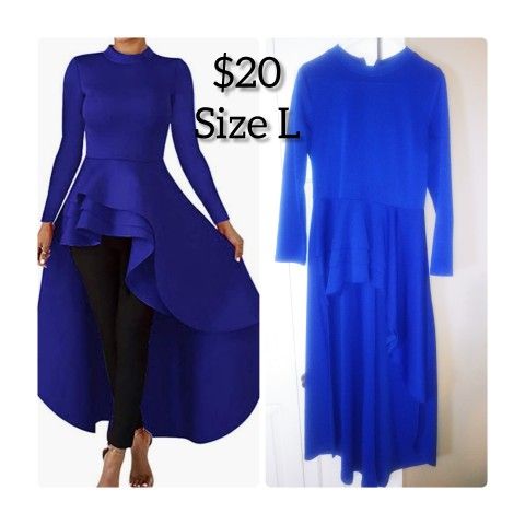 Cobalt High Low Top