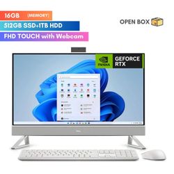 Dell Inspiron 7710 All-in-One Desktop 27" Touchscreen i7-1255U 16GB/512GB+1TB