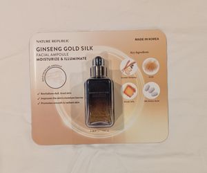 Nature Republic Ginseng Gold Silk Facial Ampoule 100ml New Sealed EXP 04/2028
