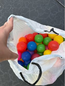 Large Bag of Plastic Ball Pit Balls Sensory Baby Toddler Toy