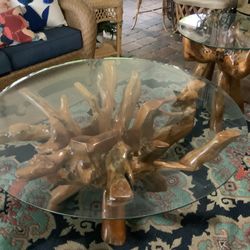 Root Coffee Table And Side Table 