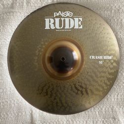 Paiste 16 Rude Crash/ride Cymbal 