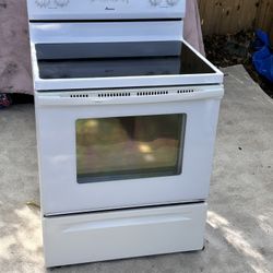 Amana Glass Top Stove 