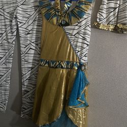 New!!! Cleopatra Costume Size:14/16 For Girl 