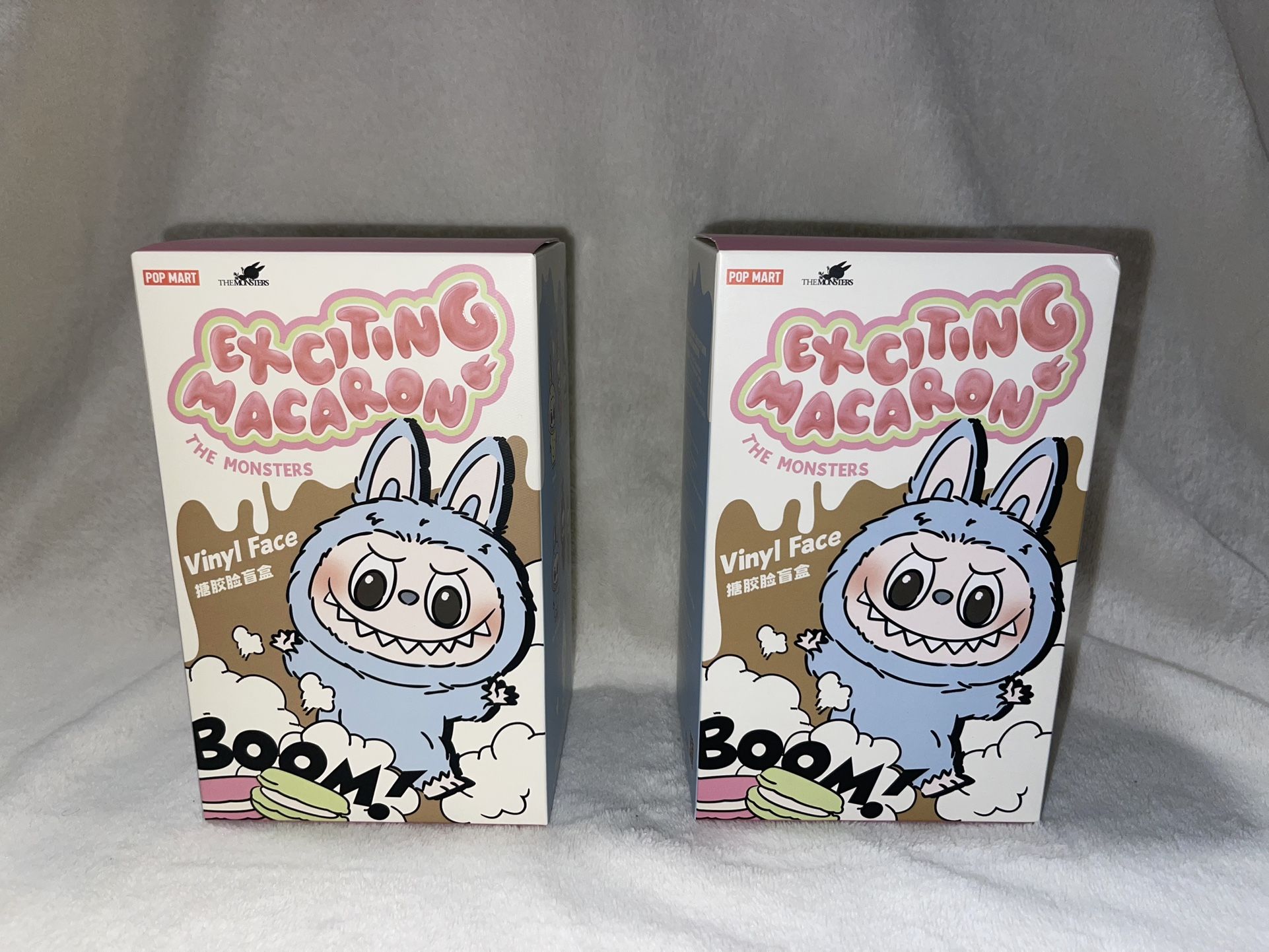 Pop Mart lebubu exciting macaron vinyl face blind box sealed 2 in stock