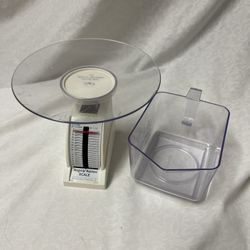 Vintage Weight Watchers Food Scale with Attachments