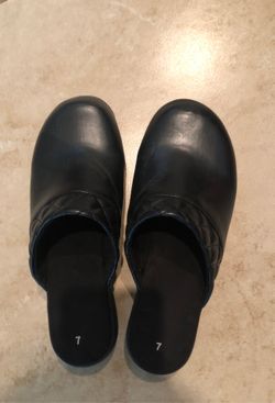 Black slip on shoes