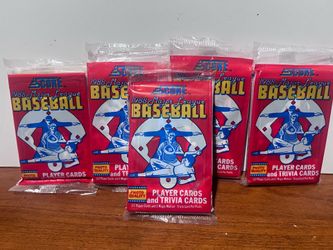 Vintage wax sealed baseball cards