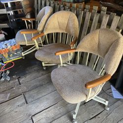 Set of 3 Vintage Douglas Chairs