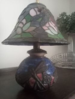Tiffany-Style Stained Glass Table Lamp