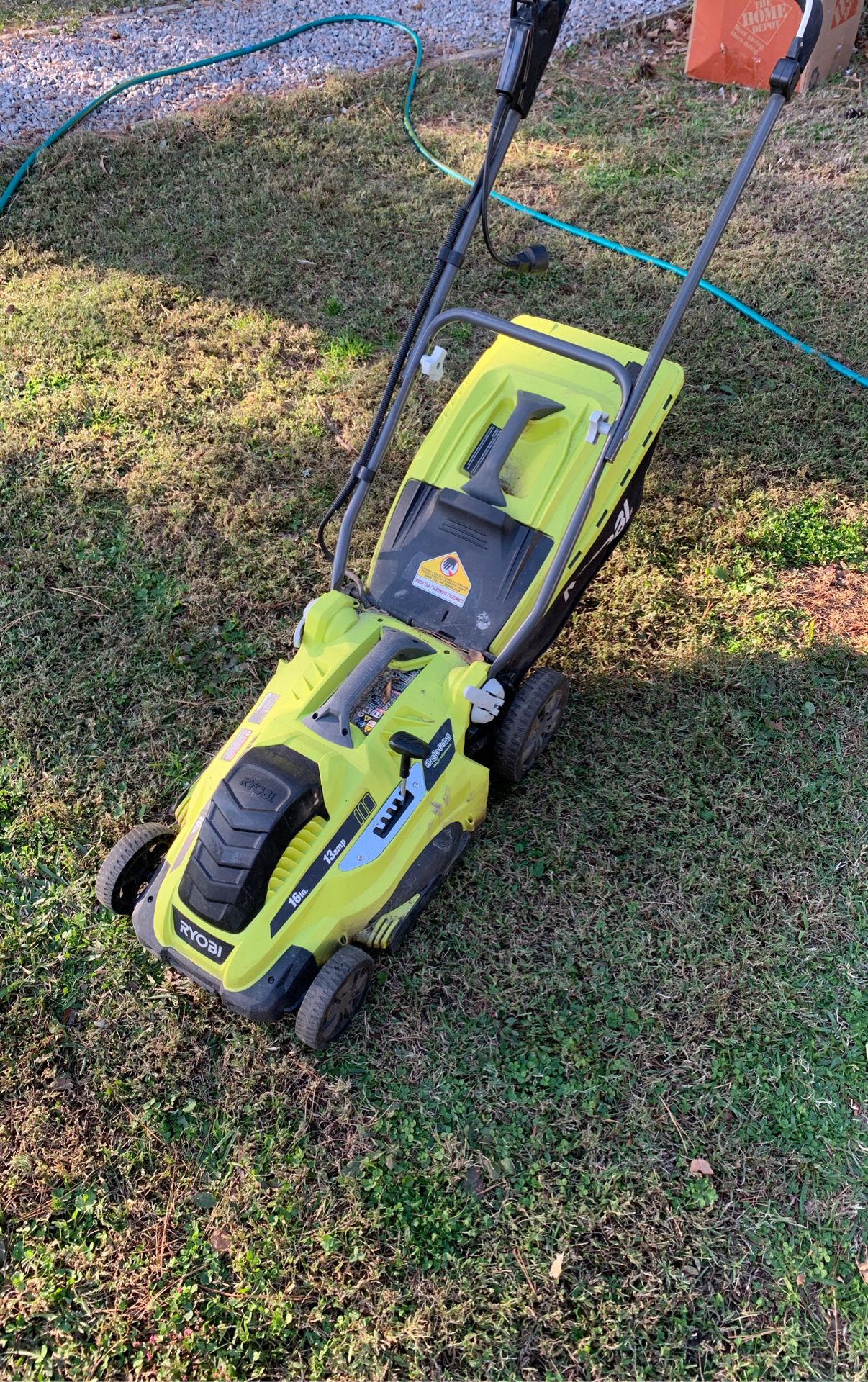 Ryobi electric plug in lawn mower