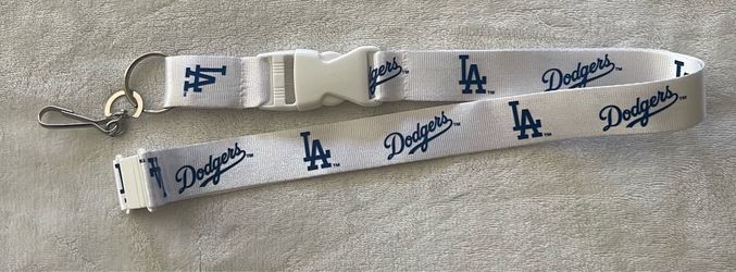 Los Angeles Dodgers (White & Blue) Lanyard