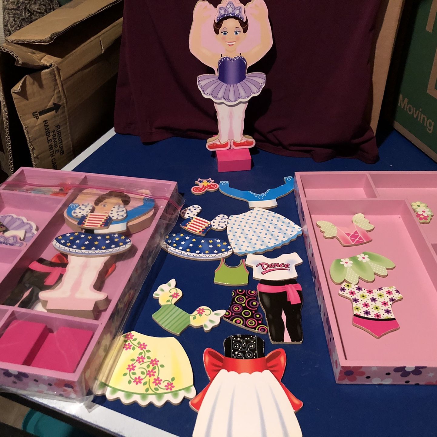 Magnetic Wooden Doll Set X 2