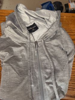 32 Degrees Cool Women’s Full-Zip Hoodie – Medium – Super Soft Gray
