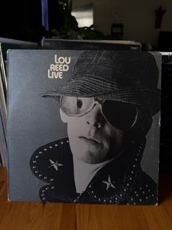 Lou Reed Live Vinyl Record