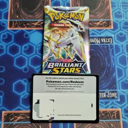 Pokemon Brilliant Stars Code Cards 50 Cents Each (x5) For $2