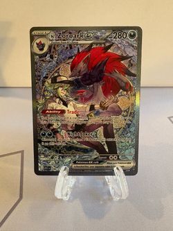 N's Zoroark ex 286/217 Me: Ascended Heroes Holo Special Illustration Rare
