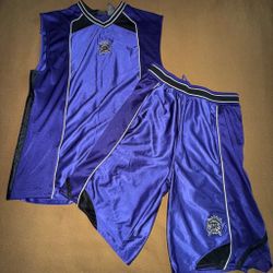 Sacramento Kings 2pc Purple Basketball Jersey & Shorts