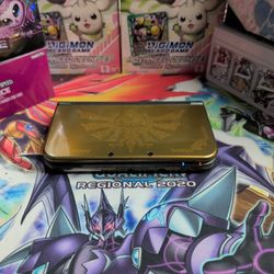 (Cosmetic Damage)Hyrule Edition 3DS XL, No Stylus, No Charger 
