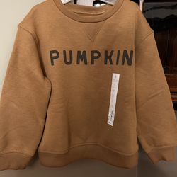 Pumpkin Sweatshirt - 3T (New)