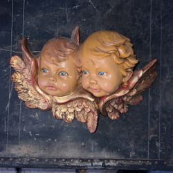 Cherubs Wall Decor Eclectic Vintage Decor