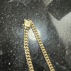 Miami Cuban Link Necklace 14k Solid Gold. 14kt Chain. Cadena De Oro