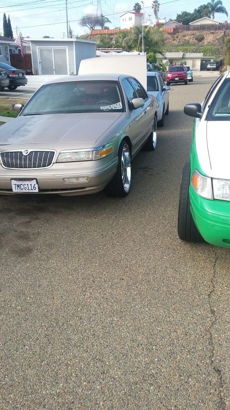 97 grand marquis on 24s for trade or sell