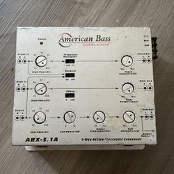 American Bass 3 Way Crossover