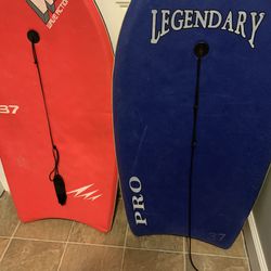 Three Plastic Boogie Boards $15 Each And All Three For $40