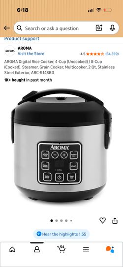 Aroma Rice Cooker