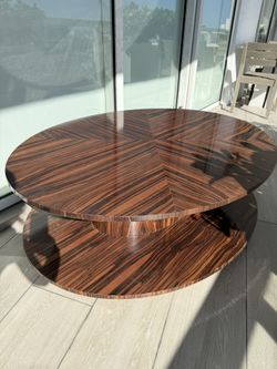 Designer Wood Coffee Table