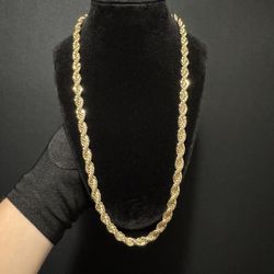  14K Gold filled rope chain