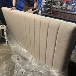 King Size Mattress, headboard, and frame 