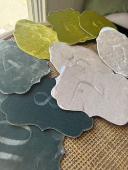 Wedding Table Numbers 