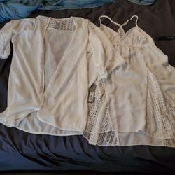 White Bohemian Bride Apt.9 Intimate Set