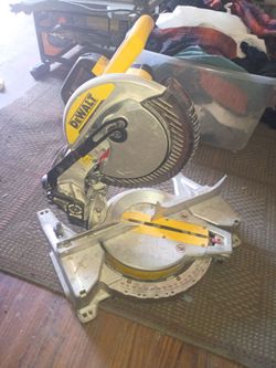 DeWalt skills table saws collectible handmade Mexican gun belt and one extremely large on speaker