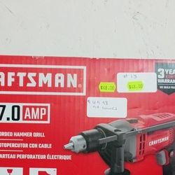 Craftsman 7.0 Corded Hammer Drill 