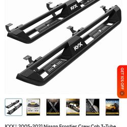 KYX Running Boards Nissan Frontier Crew Cab 2005-2021