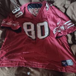 Vintage Men’s Jerry Rice #80 San Francisco 49ers Sz 52 NFL Reversible Jersey rbk