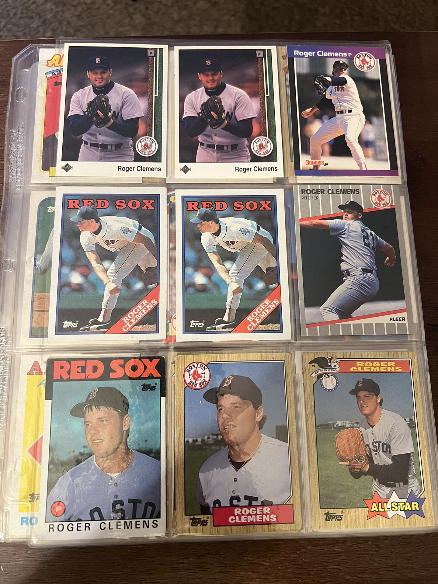 ROGER CLEMENS Baseball Cards (See Other Listings)