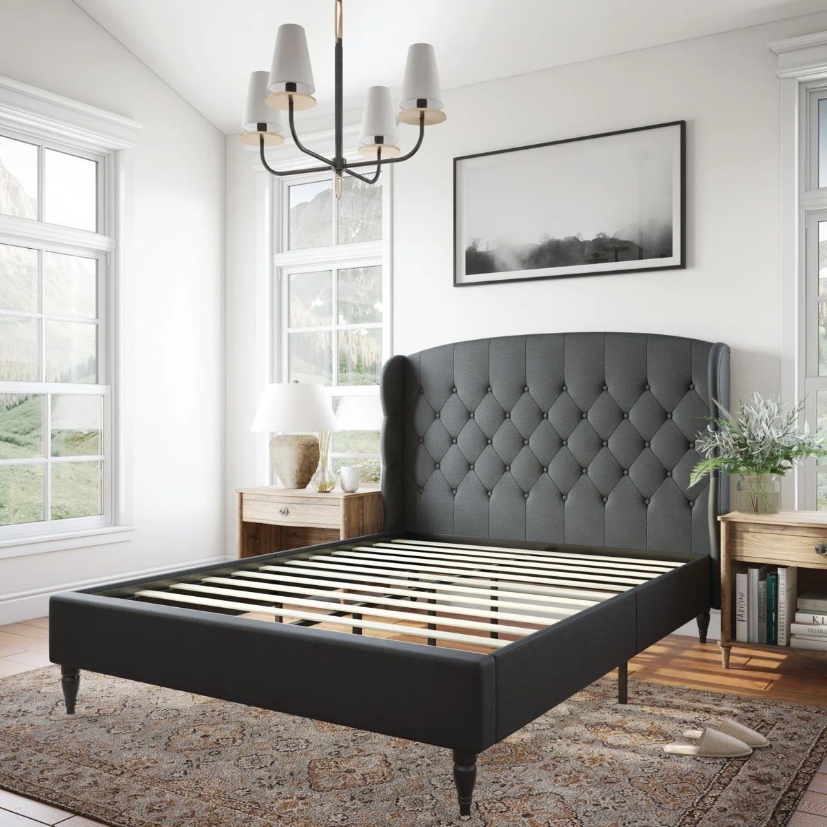 Darby Home Coyte Upholstered Bed (KING)