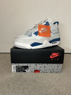 DS JORDAN 4 MILITARY BLUE SIZE 10 & 12